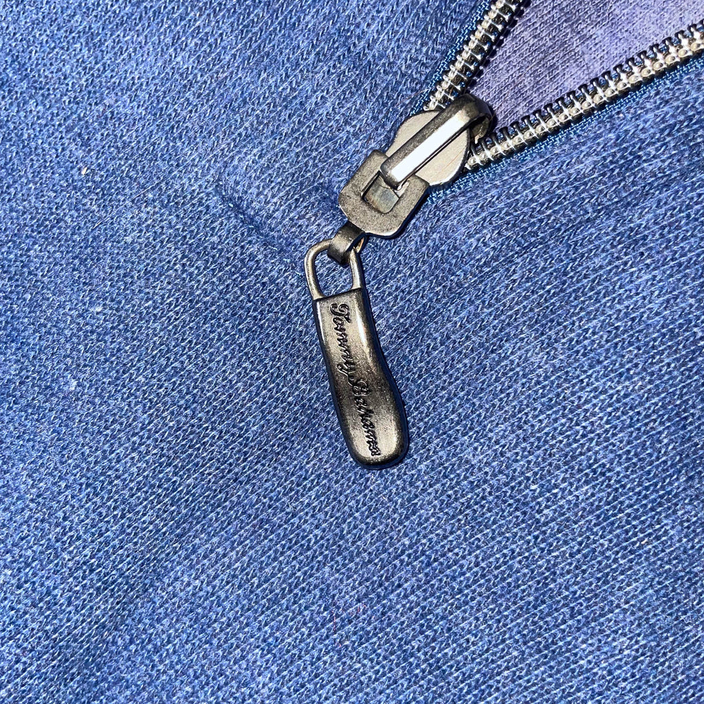 Vintage Tommy Bahamas blue 1/4 zip up mens medium sweatshirt