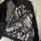 Vintage Cost Barcelona women's black faux fur full zip jacket in M| L22W14| 3732