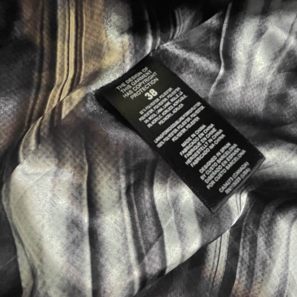 Vintage Cost Barcelona women's black faux fur full zip jacket in M| L22W14| 3732