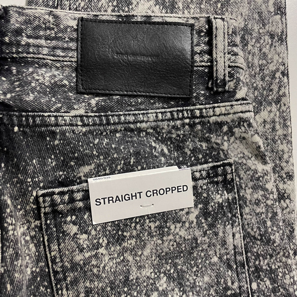 Vintage Zara Grey Acid wash jeans straight leg trouser US 30  with new tag| 3705