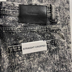 Vintage Zara Grey Acid wash jeans straight leg trouser US 30  with new tag| 3705