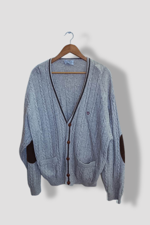 Vintage United colour of benetton cream vneck medium knited sweatshirt