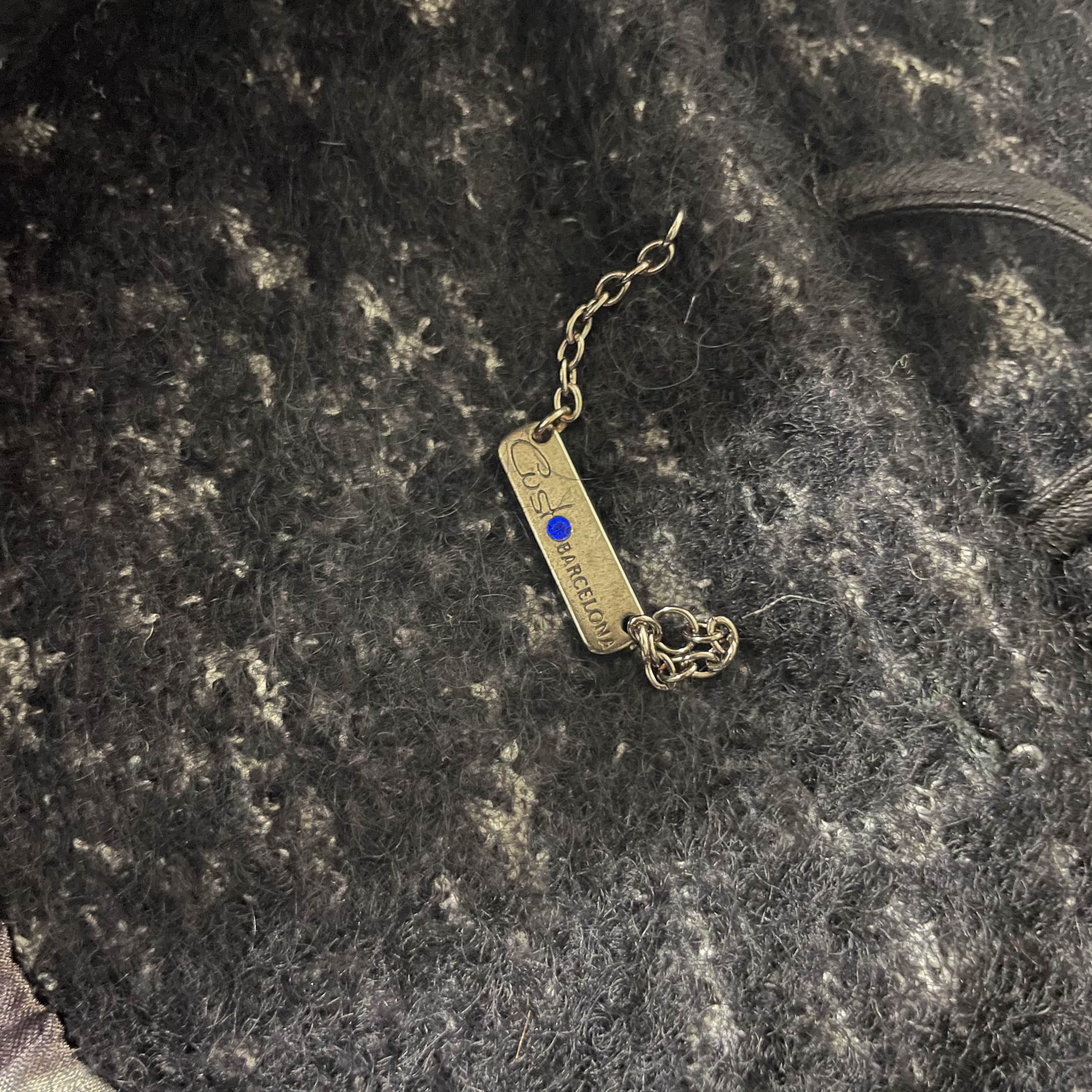 Vintage Cost Barcelona women's black faux fur full zip jacket in M| L22W14| 3732