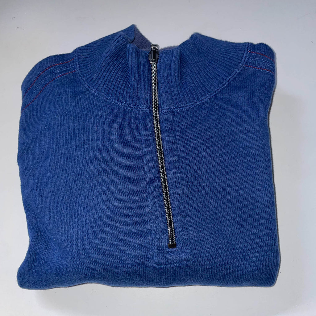 Vintage Tommy Bahamas blue 1/4 zip up mens medium sweatshirt