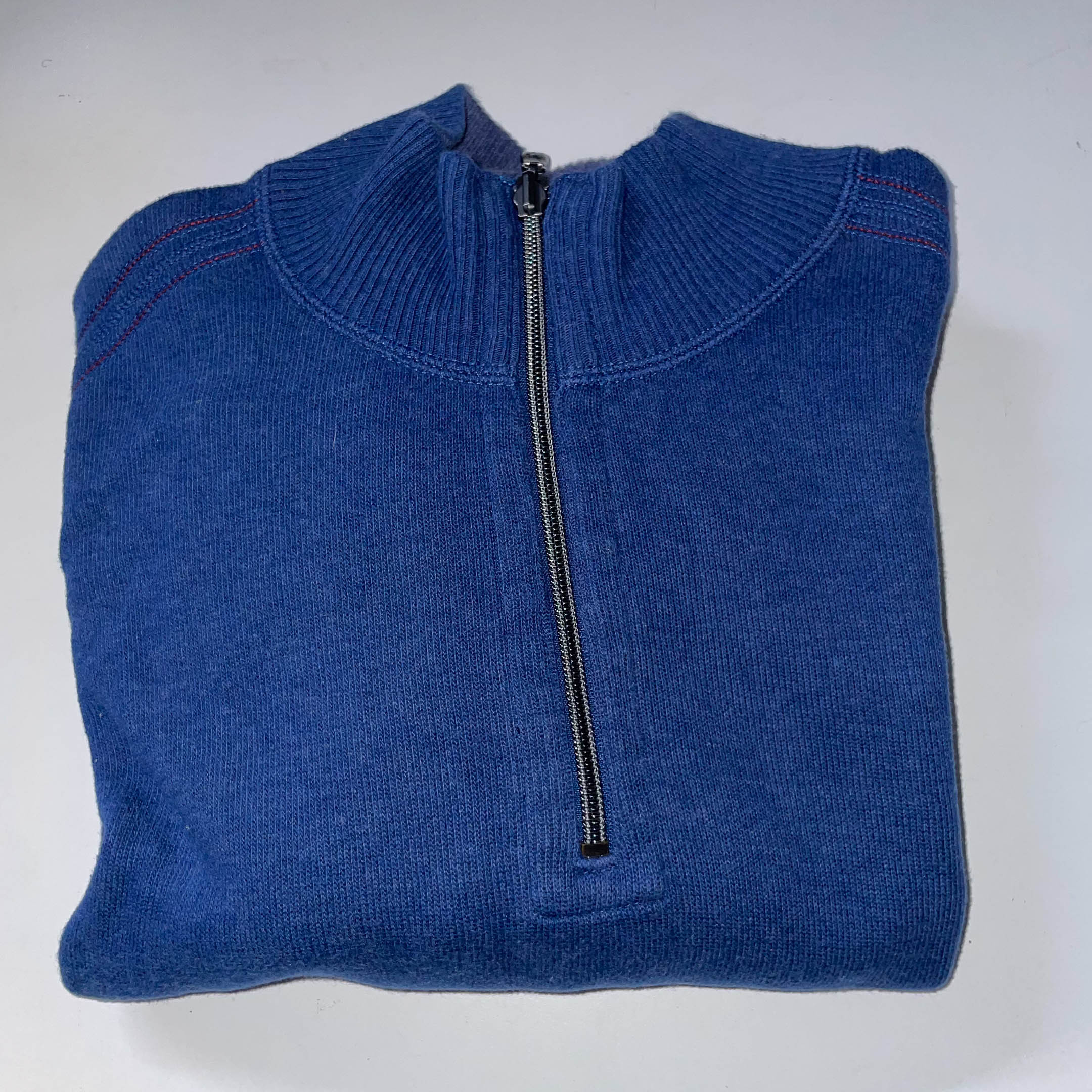 Vintage Tommy Bahamas blue 1/4 zip up mens medium sweatshirt