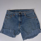 Vintage Levi's cutoff blue denim short 517 28 X 8| SKU 3733| M