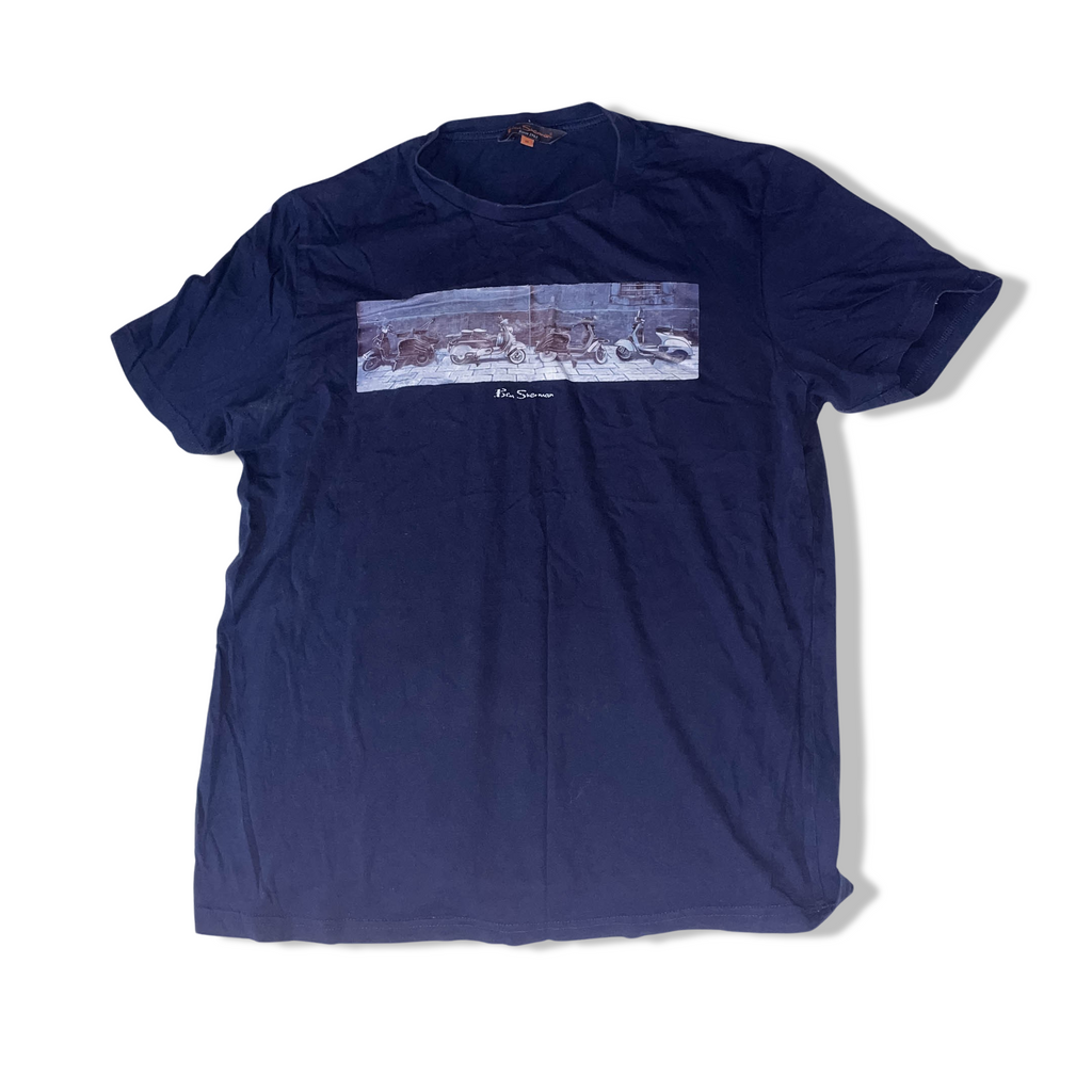 Vintage Ben Sherman navy blue mens medium tees