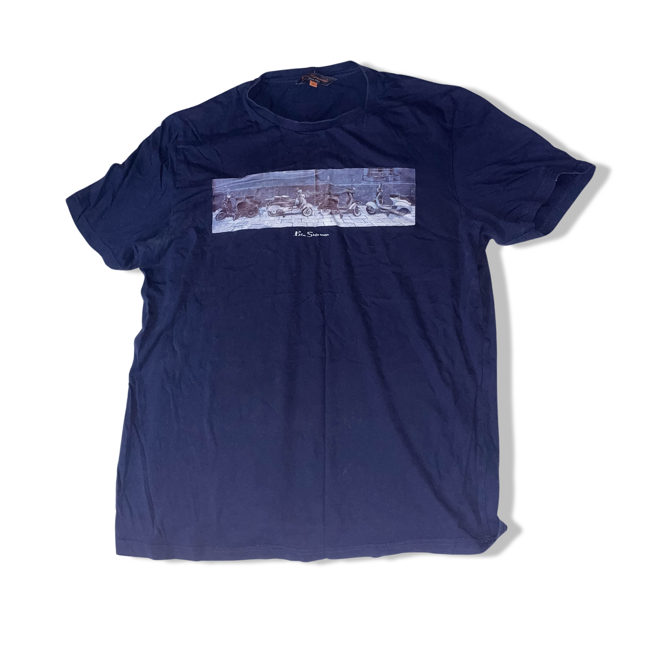 Vintage Ben Sherman navy blue mens medium tees