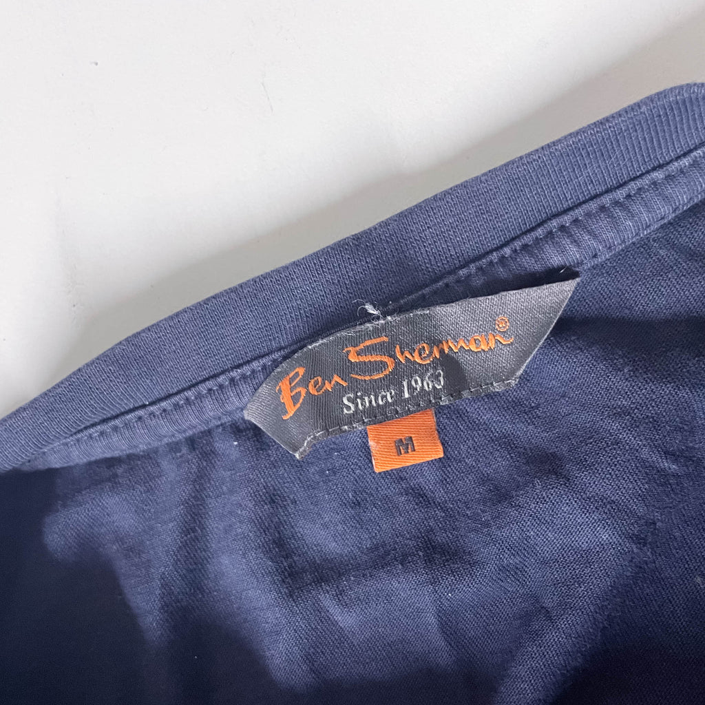 Vintage Ben Sherman navy blue mens medium tees