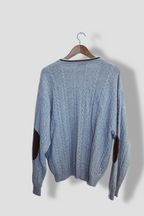 Vintage United colour of benetton cream vneck medium knited sweatshirt