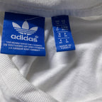Vintage White Adidas Originals graphics medium short sleeve tees
