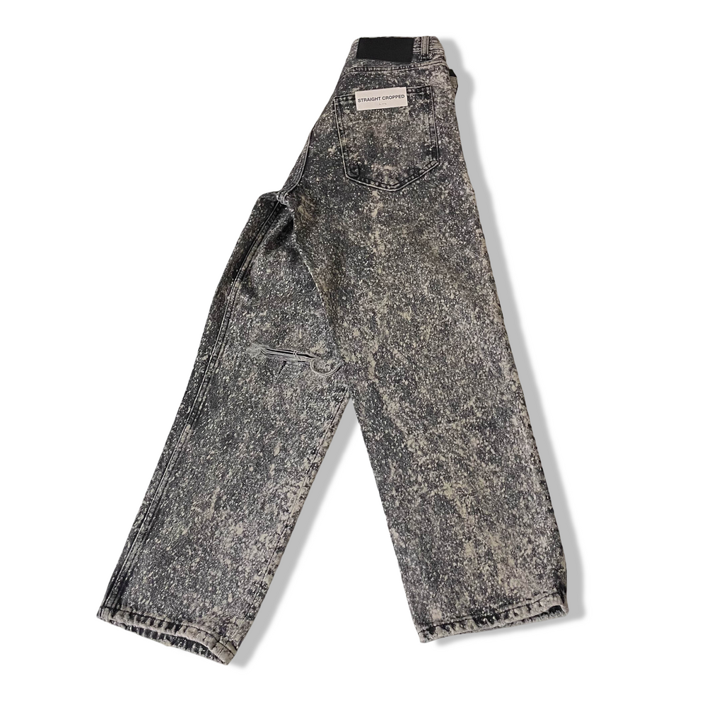 Vintage Zara Grey Acid wash jeans straight leg trouser US 30  with new tag| 3705