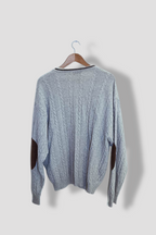 Vintage United colour of benetton cream vneck medium knited sweatshirt
