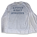 Vintage Abercrombie & Fitch N.East Athletics large white sweatshirt