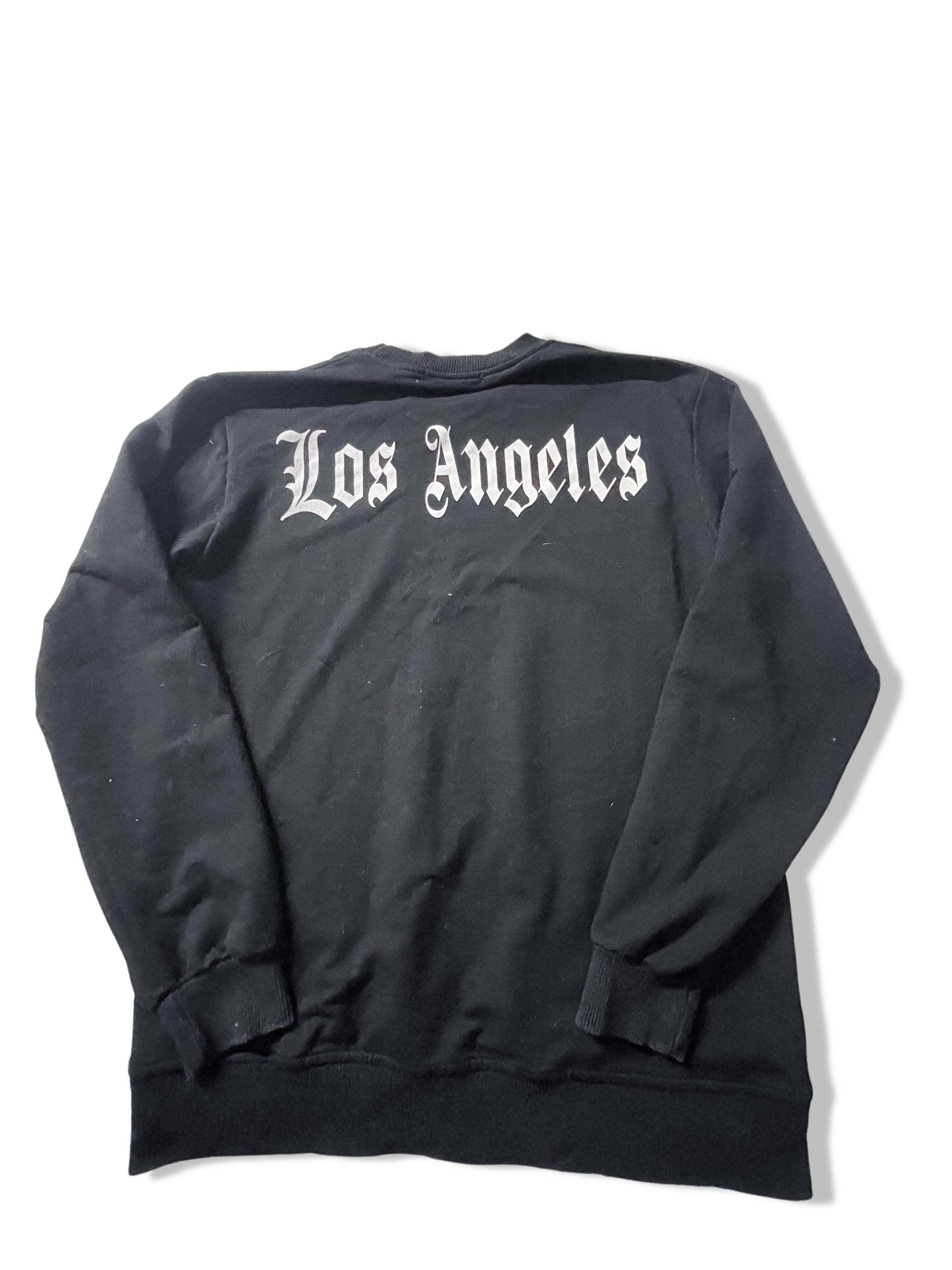 Vintage Henry Cooper Los Angeles print crew neck black XL sweatshirt