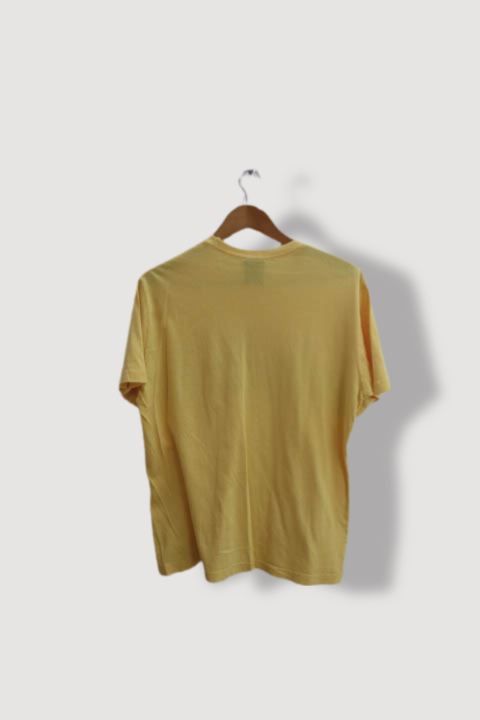Vintage Yellow Adidas print mens large tees
