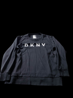 Vintage DKNY print  small black sweatshirt