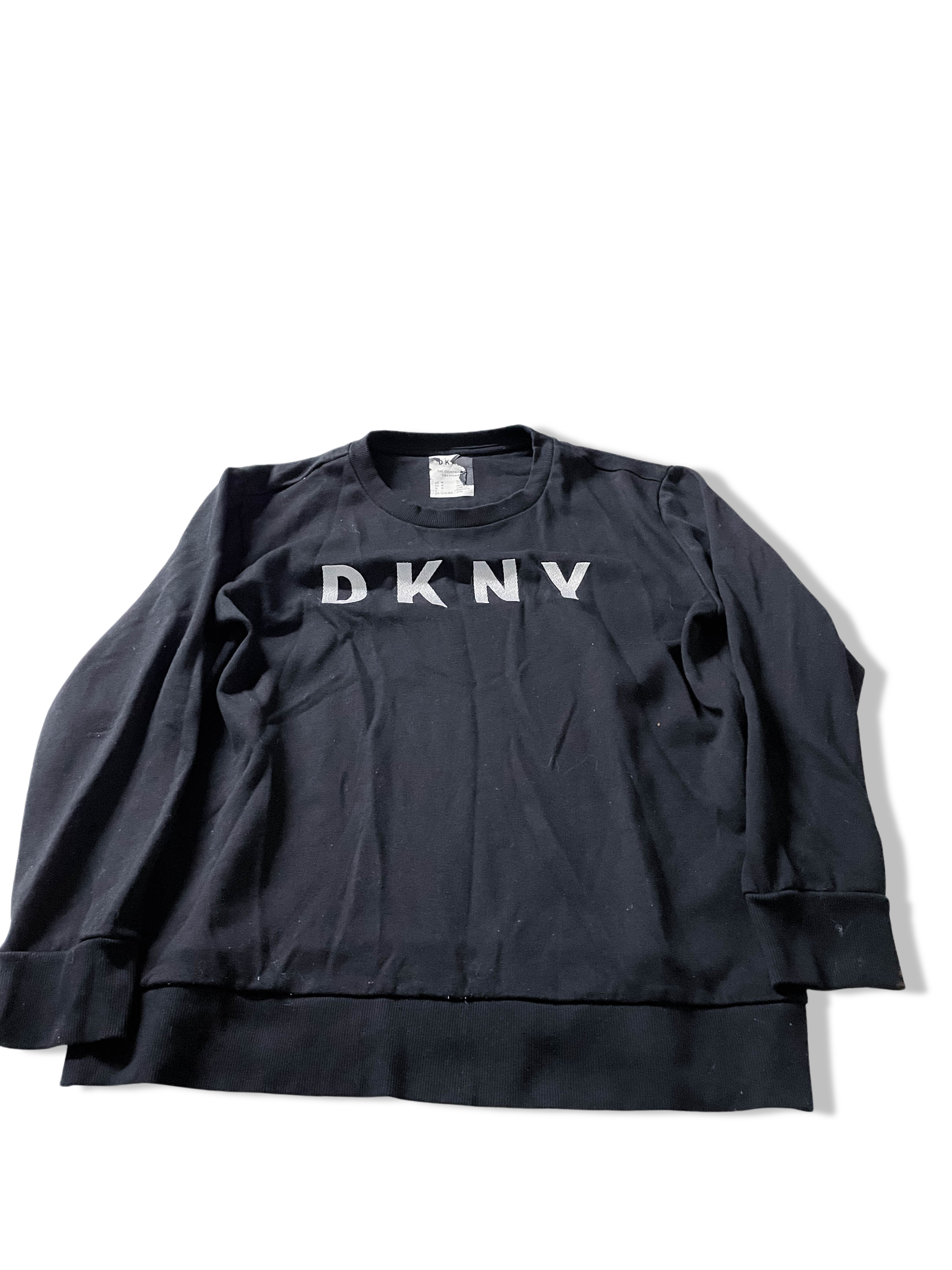 Vintage DKNY print  small black sweatshirt