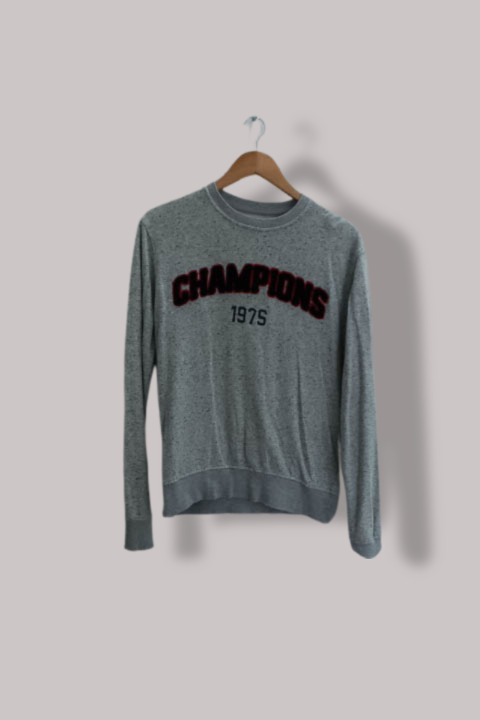 Vintage Champions 1975 Men's Powerblend Crew grey medium Sweatshirt