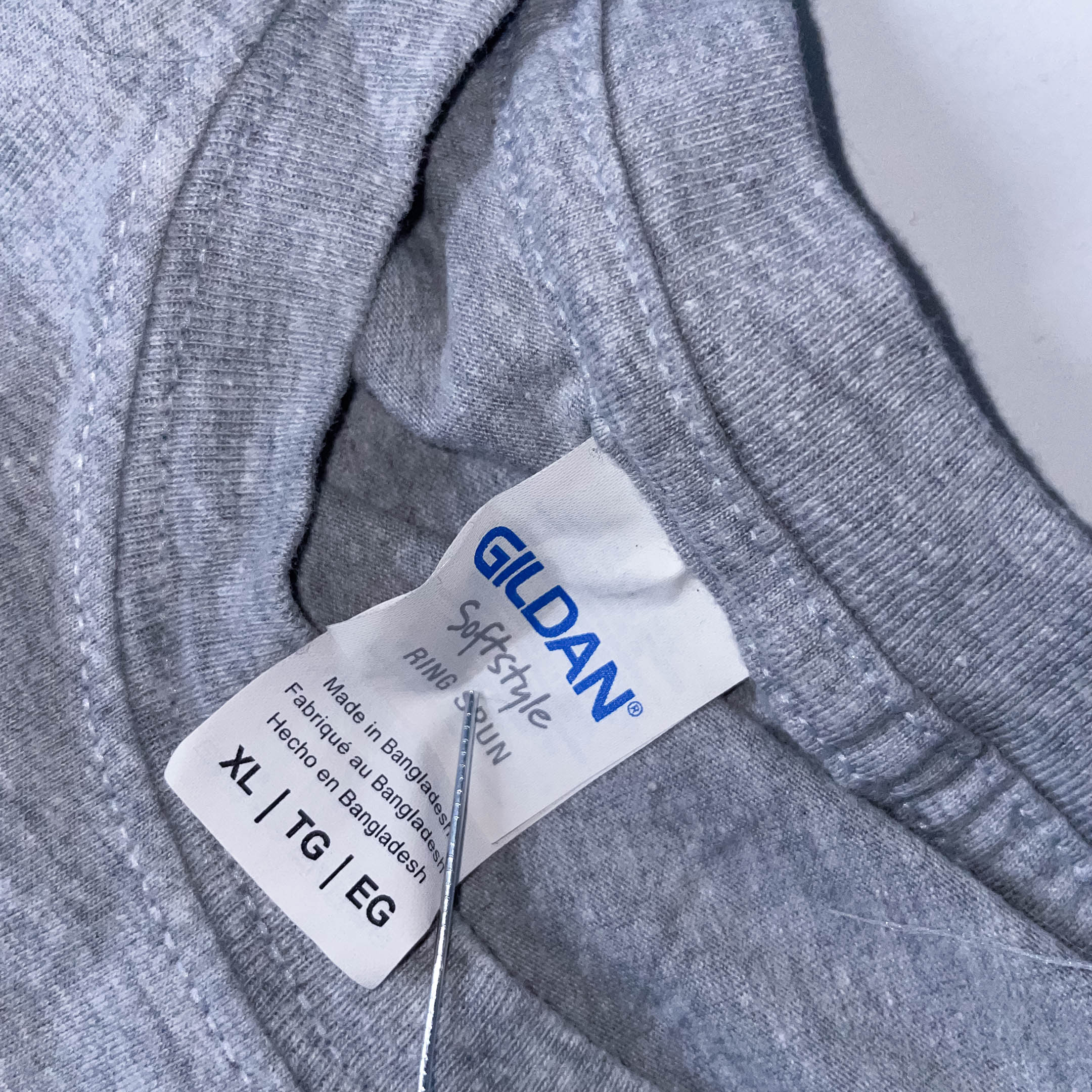 Vintage Grey Gildan Carling print mens XL short sleeve tees