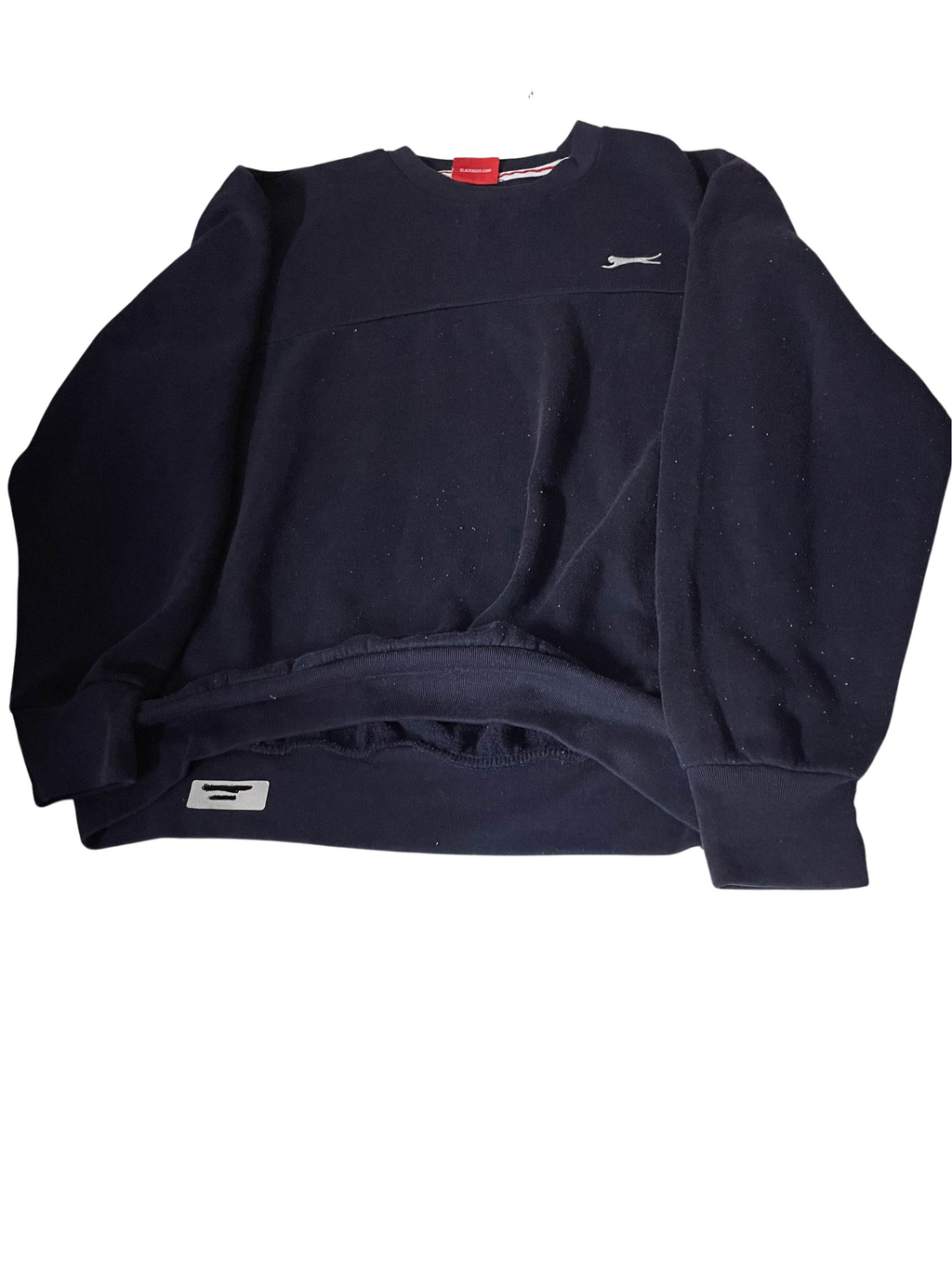 Vintage Slazenger mens blue medium solid sweatshirt