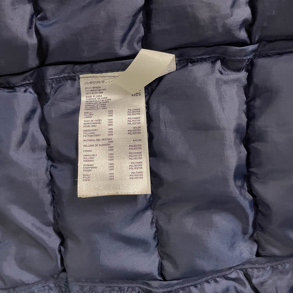 Vintage Uniqlo Kids puffer padded navy sleeveless jacket in S| 9-13YRS| SKU 3740
