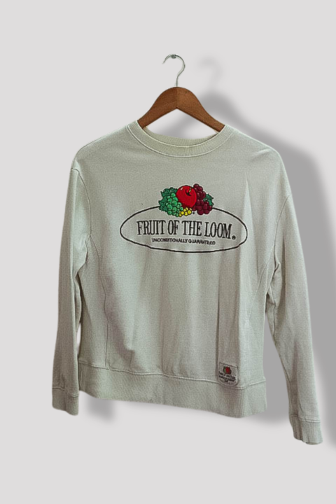 Vintage fruit of the loom graphics small white sweatshirt