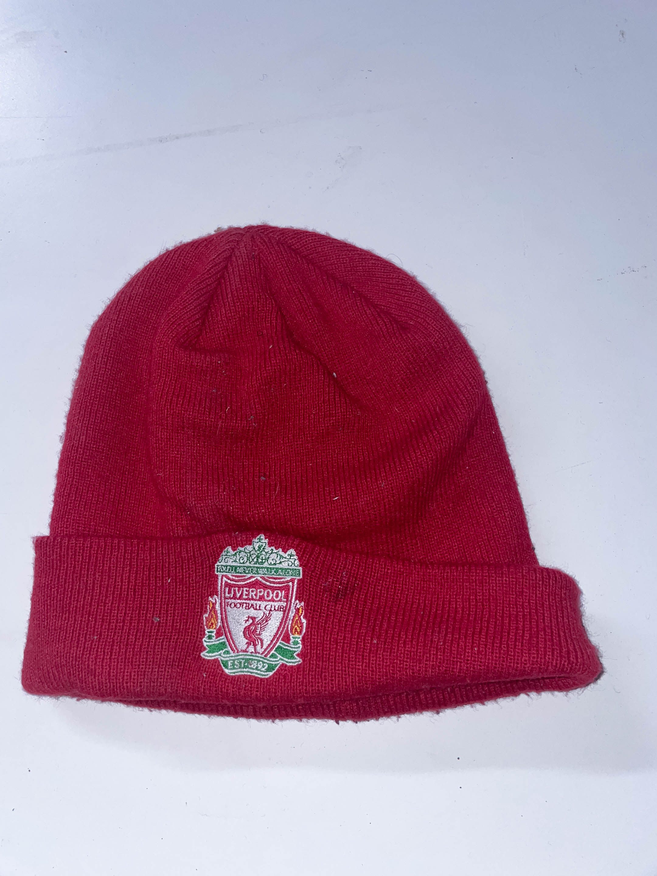 Vintage Red Liverpool FC winter beanie Hat