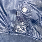Vintage Gangster Unit since 1983 black medium full zip up leather jacket
