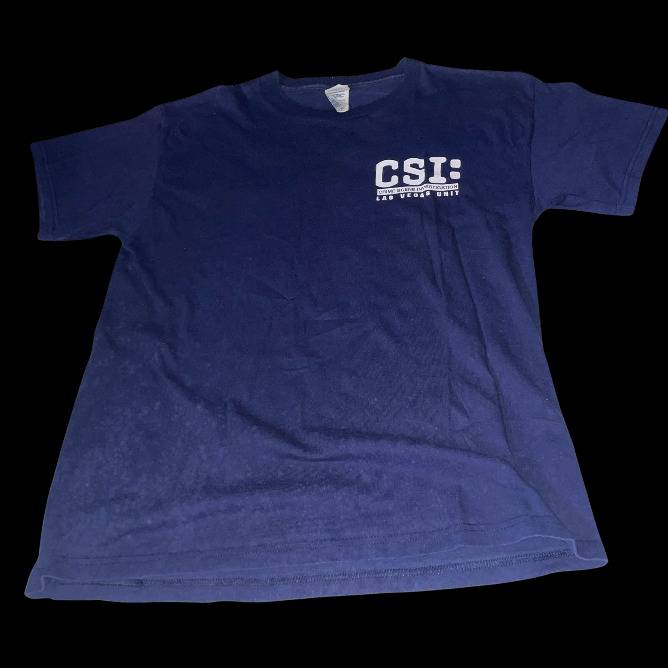 Vintage Delta Pro weight Blue CSI Las Vegas Unit medium tees