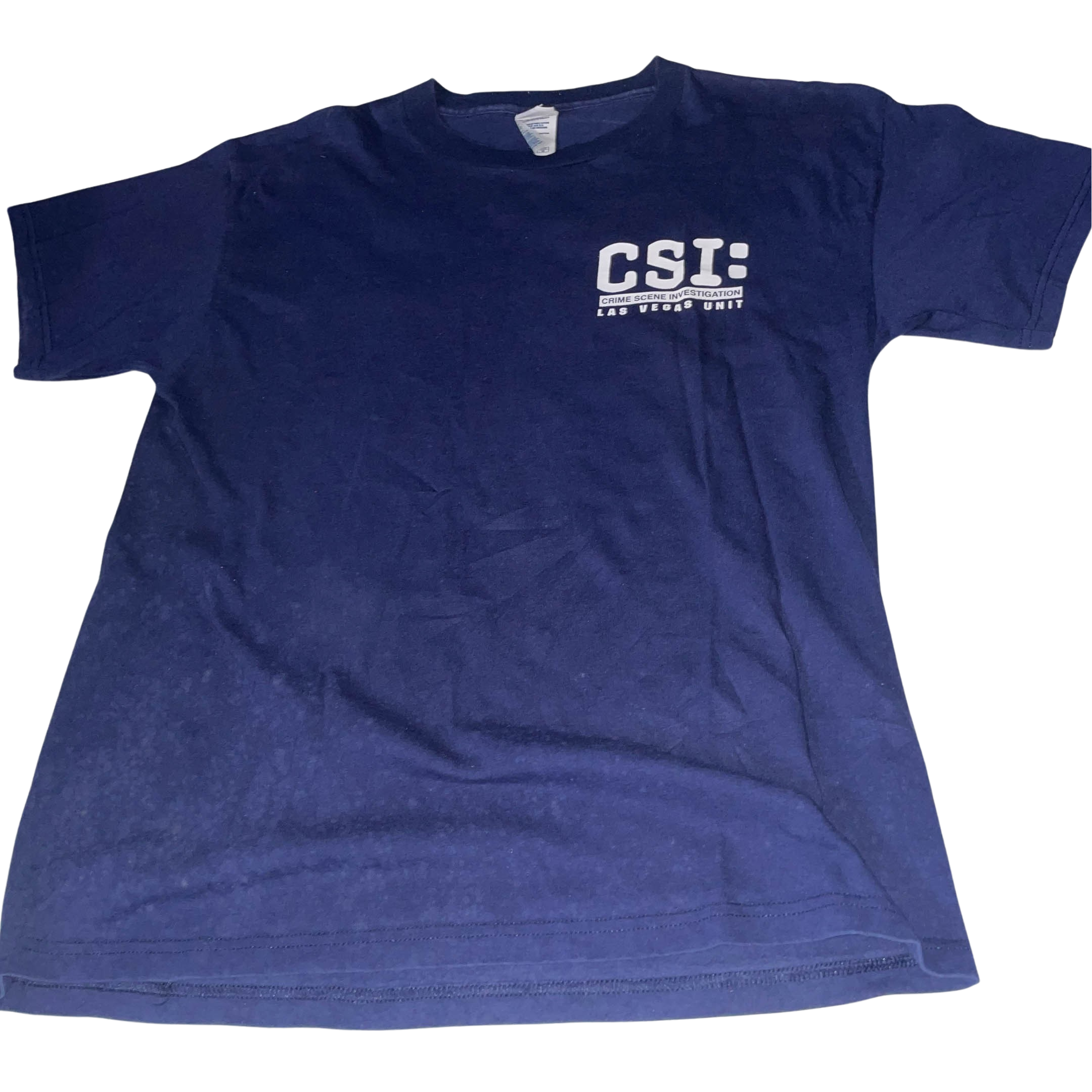 Vintage Delta Pro weight Blue CSI Las Vegas Unit medium tees