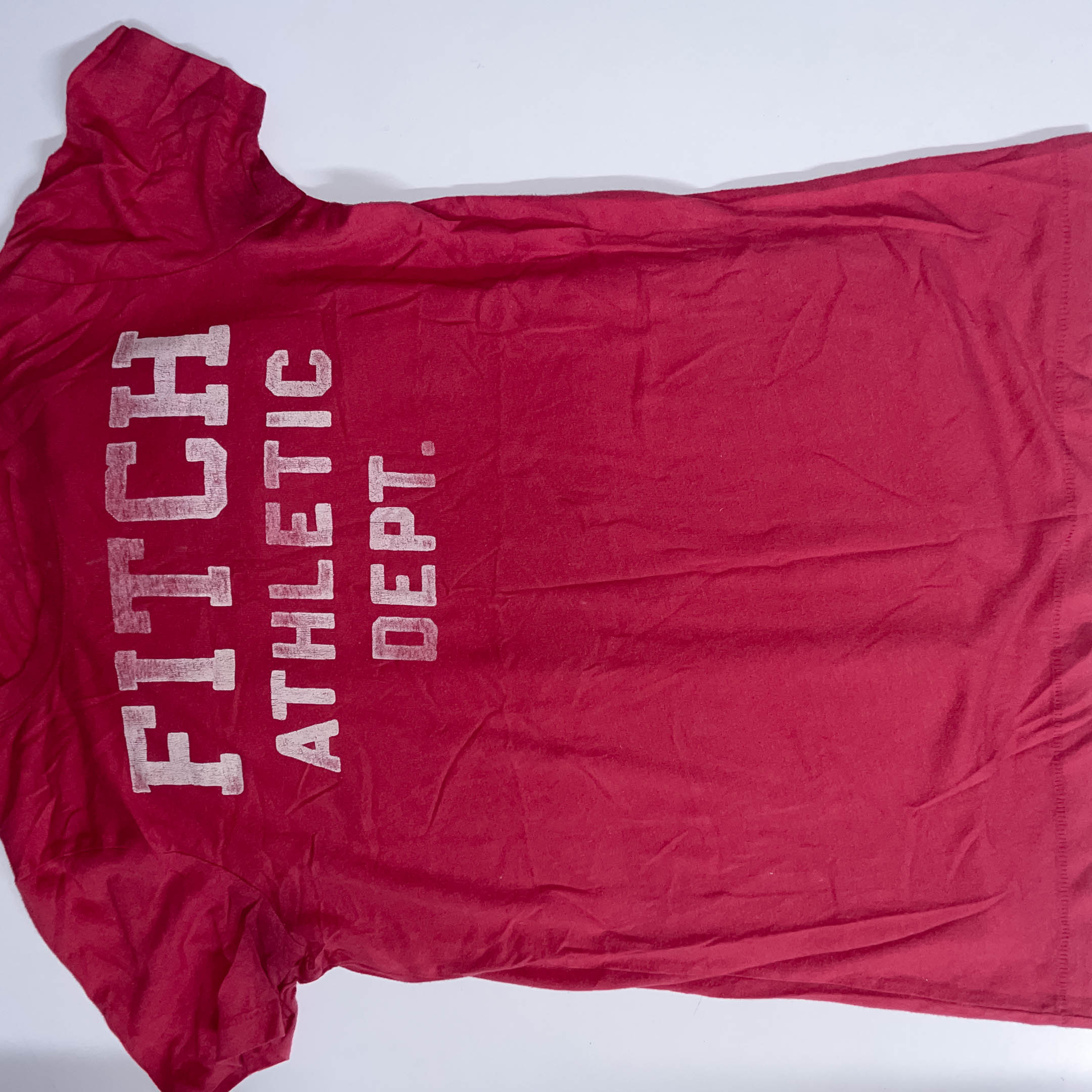 Vintage Abercrombie & Fitch New york Athletic Dept. Red medium tees