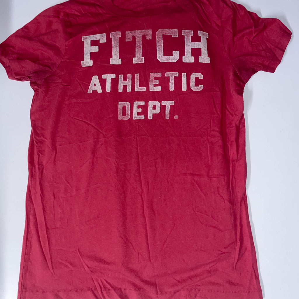 Vintage Abercrombie & Fitch New york Athletic Dept. Red medium tees