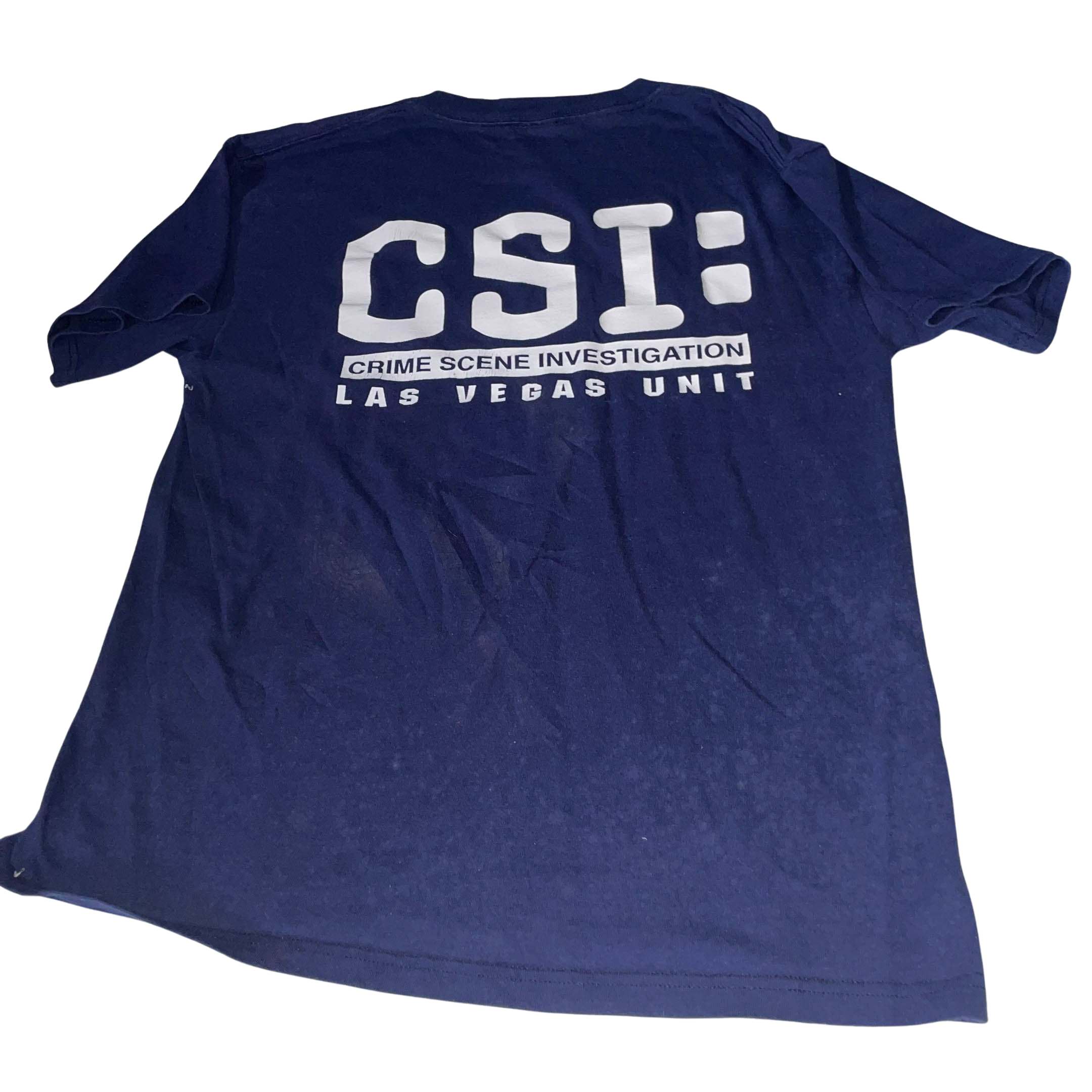 Vintage Delta Pro weight Blue CSI Las Vegas Unit medium tees