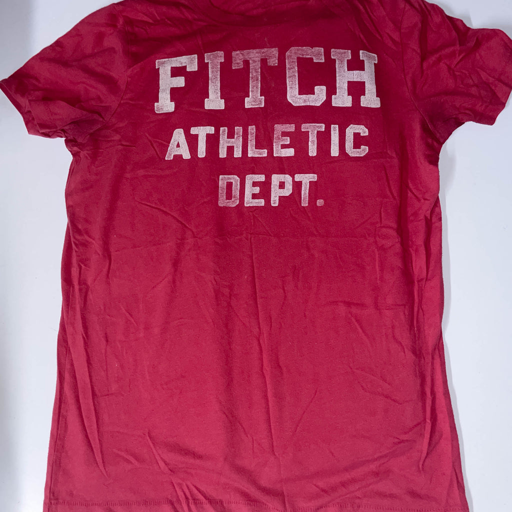Vintage Abercrombie & Fitch New york Athletic Dept. Red medium tees