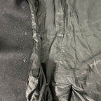 Men's Banana Republic wool double button breasted black trench coat in XL| 3697