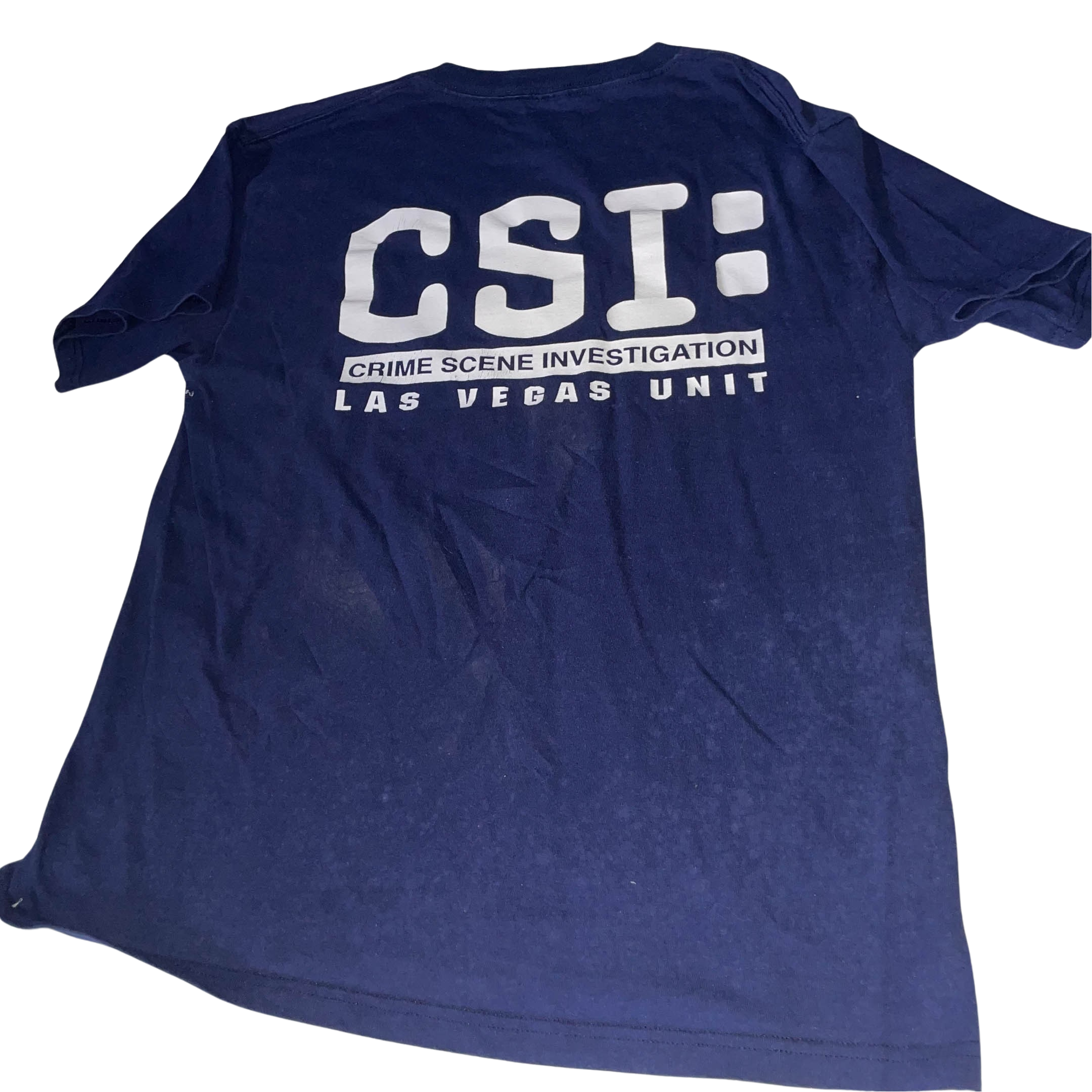 Vintage Delta Pro weight Blue CSI Las Vegas Unit medium tees