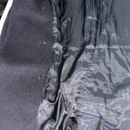 Men's Banana Republic wool double button breasted black trench coat in XL| 3697