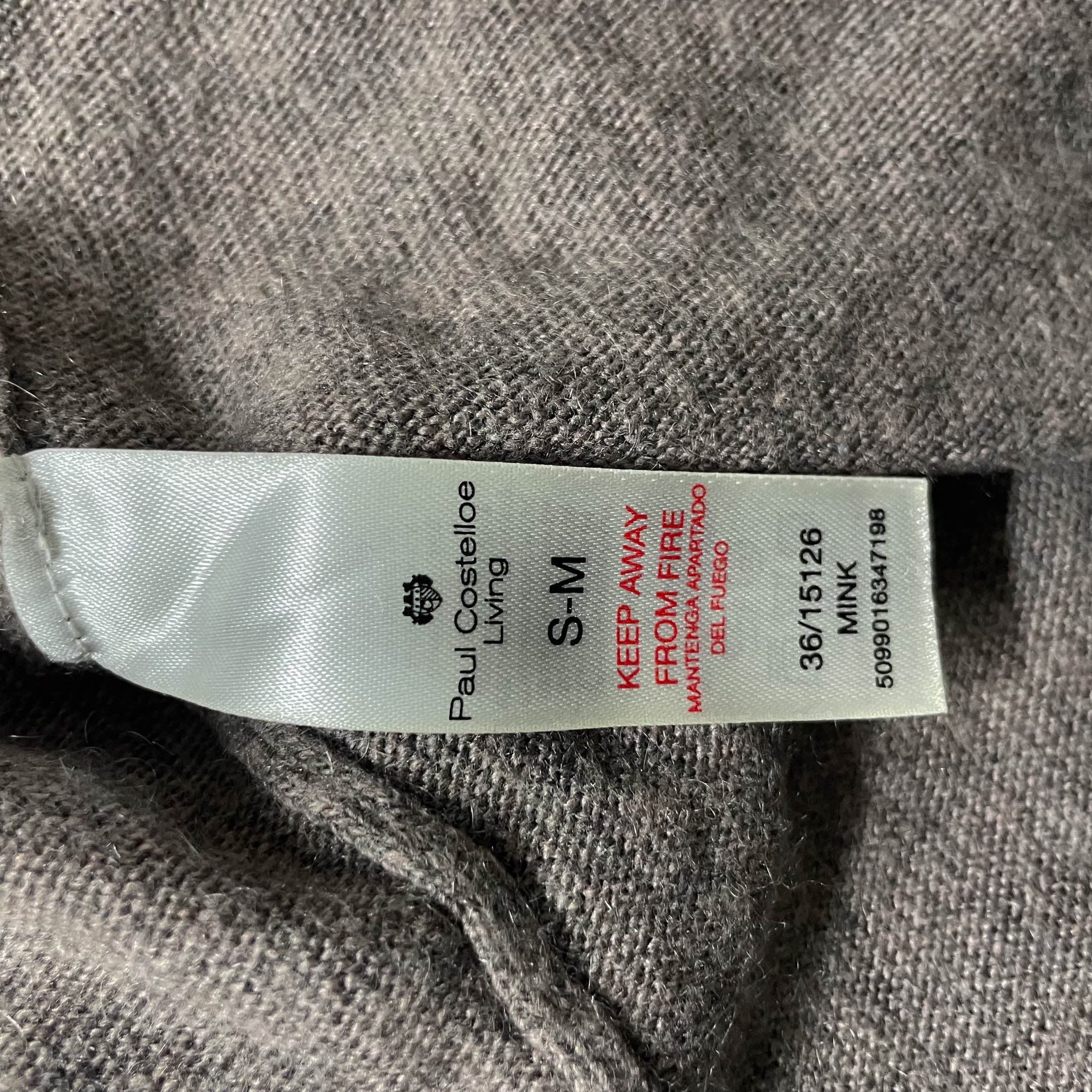 Vintage Paul Costelloe Living grey shawl S/M L 25 W 43| SKU 3741