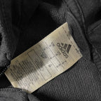 Vintage Adidas Men's sport essentials black 3 stripe Hooded jacket in S|SKU 3743