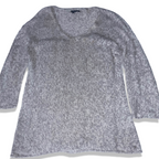 Vintage womens Marc'o polo cotton like cashmere grey vneck medium sweatshirt