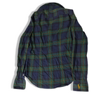 Vintage Women's Ralph Lauren Blue & Green Checkered long sleeve shirt in M| 3698