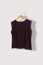 Womens y2k purple sleeveless top XL
