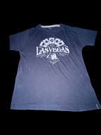 Vintage Las Vegas Nevada Royal Flush graphics black tees XXL