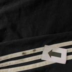 Vintage Adidas Men's sport essentials black 3 stripe Hooded jacket in S|SKU 3743