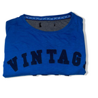 Vintage Est 1944 Originals graphics blue medium short sleeve tees