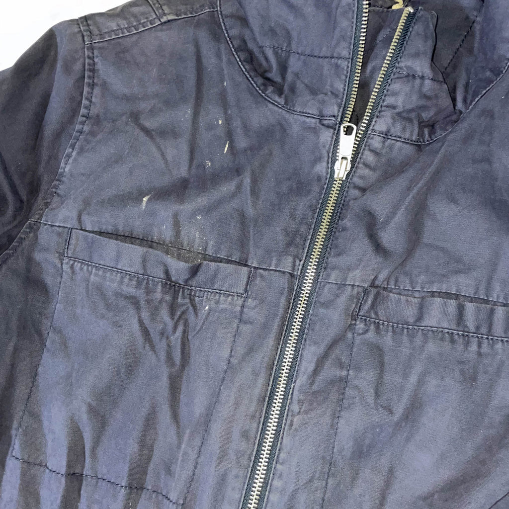 Vintage Old navy womens Navy made in Vietnam Trench coat full zip in XL|SKU 3699