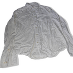 Vintage Tommy Hilfiger Denim small white mens long sleeve authentic shirt