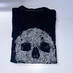 Vintage Skull Graphics navy small short sleeve tees