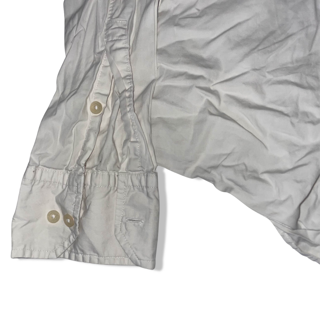 Vintage Tommy Hilfiger Denim small white mens long sleeve authentic shirt